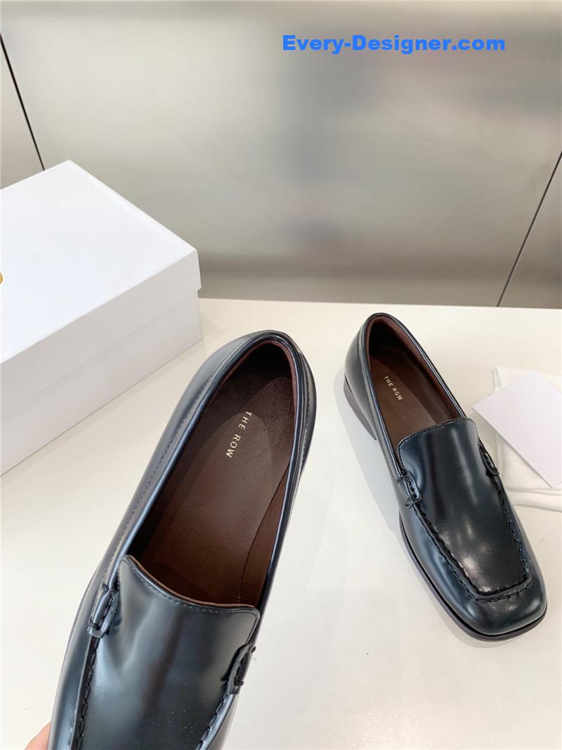 the row slip-on loafers