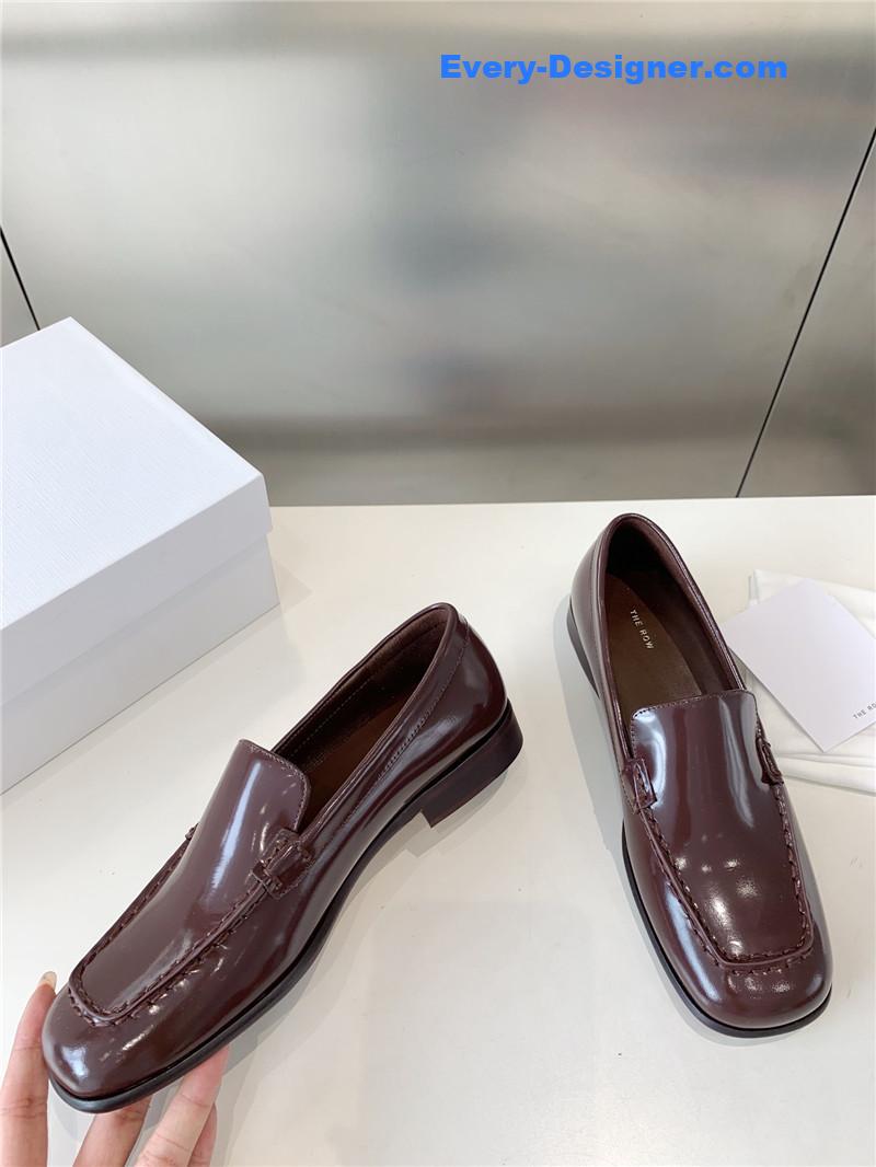 the row slip-on loafers