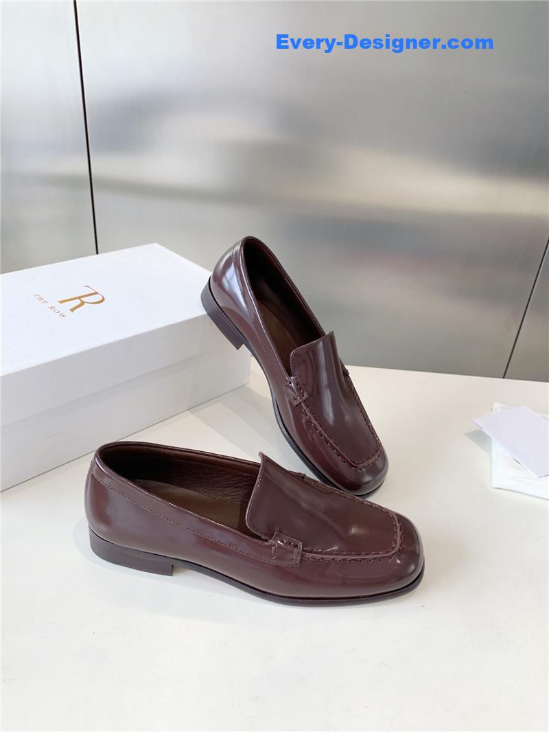 the row slip-on loafers