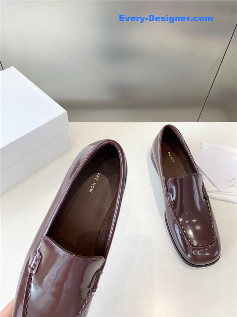 the row slip-on loafers