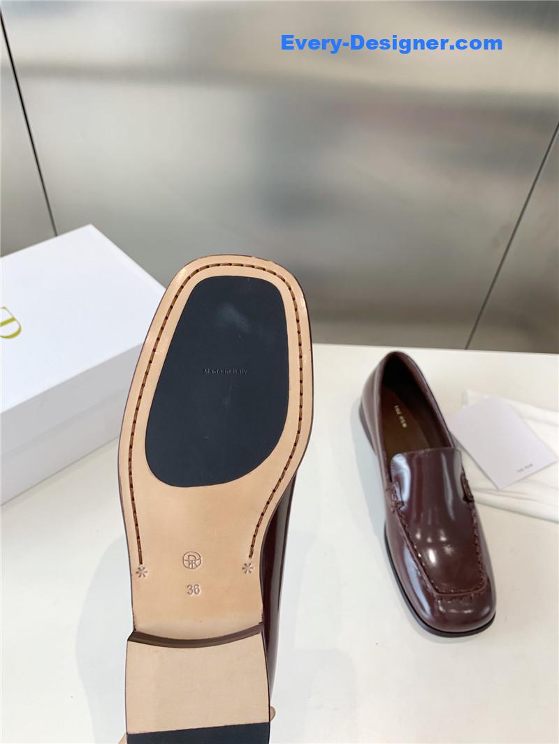 the row slip-on loafers
