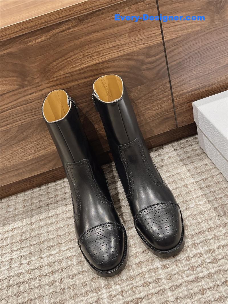 Dior D-Folk Ankle Boots