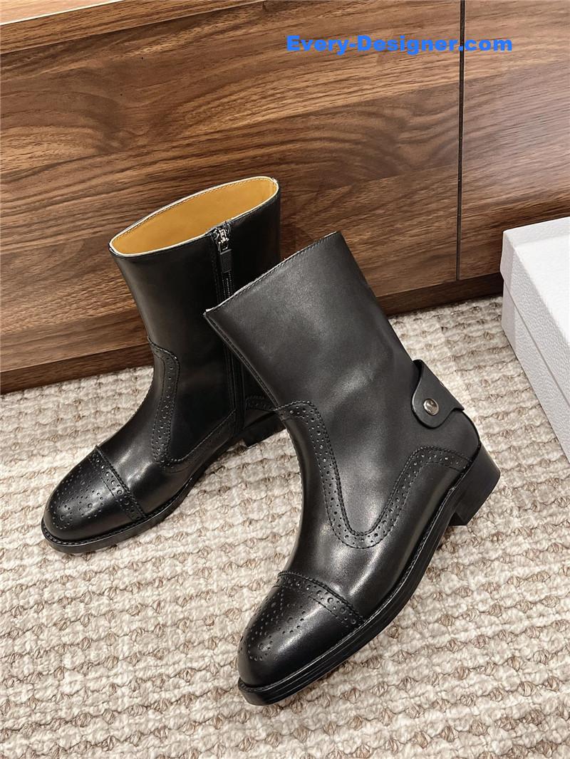 Dior D-Folk Ankle Boots