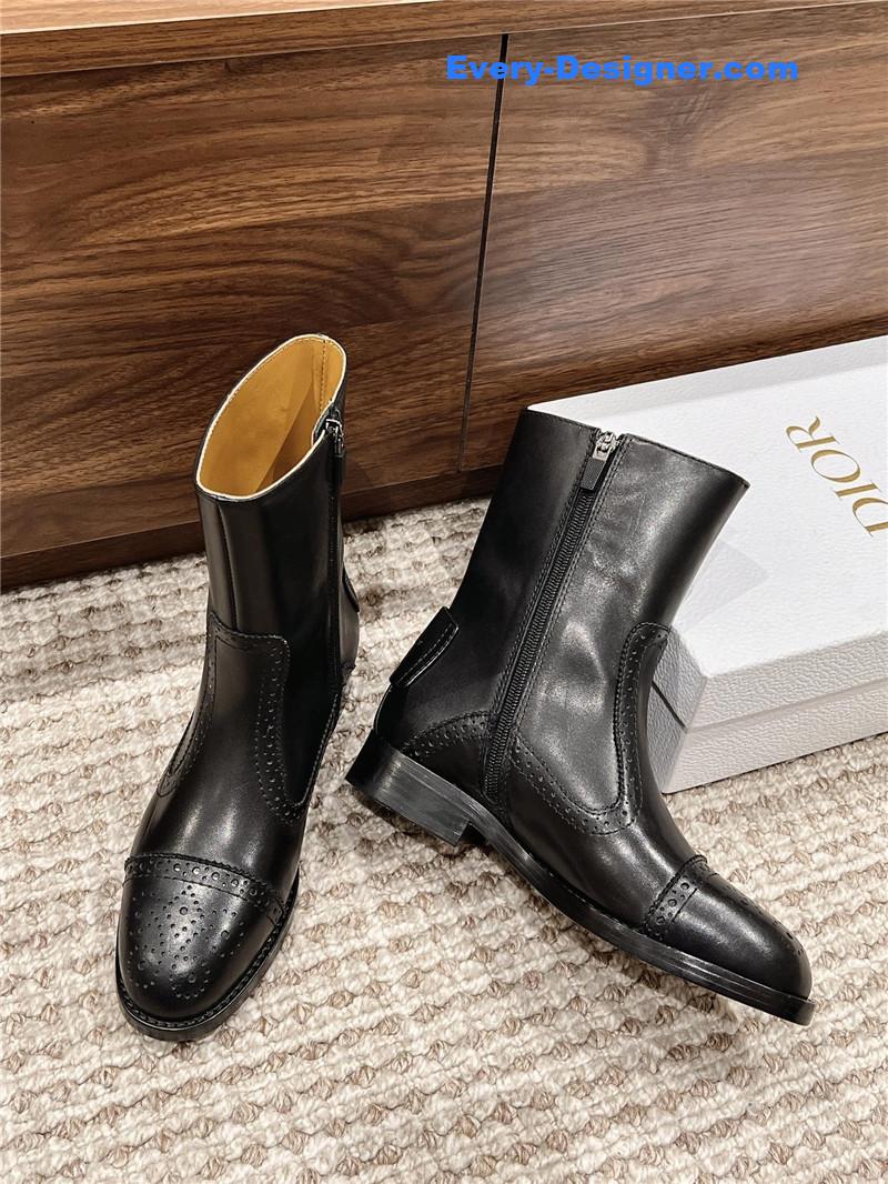 Dior D-Folk Ankle Boots