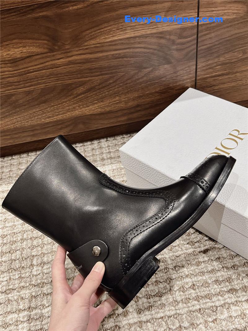 Dior D-Folk Ankle Boots