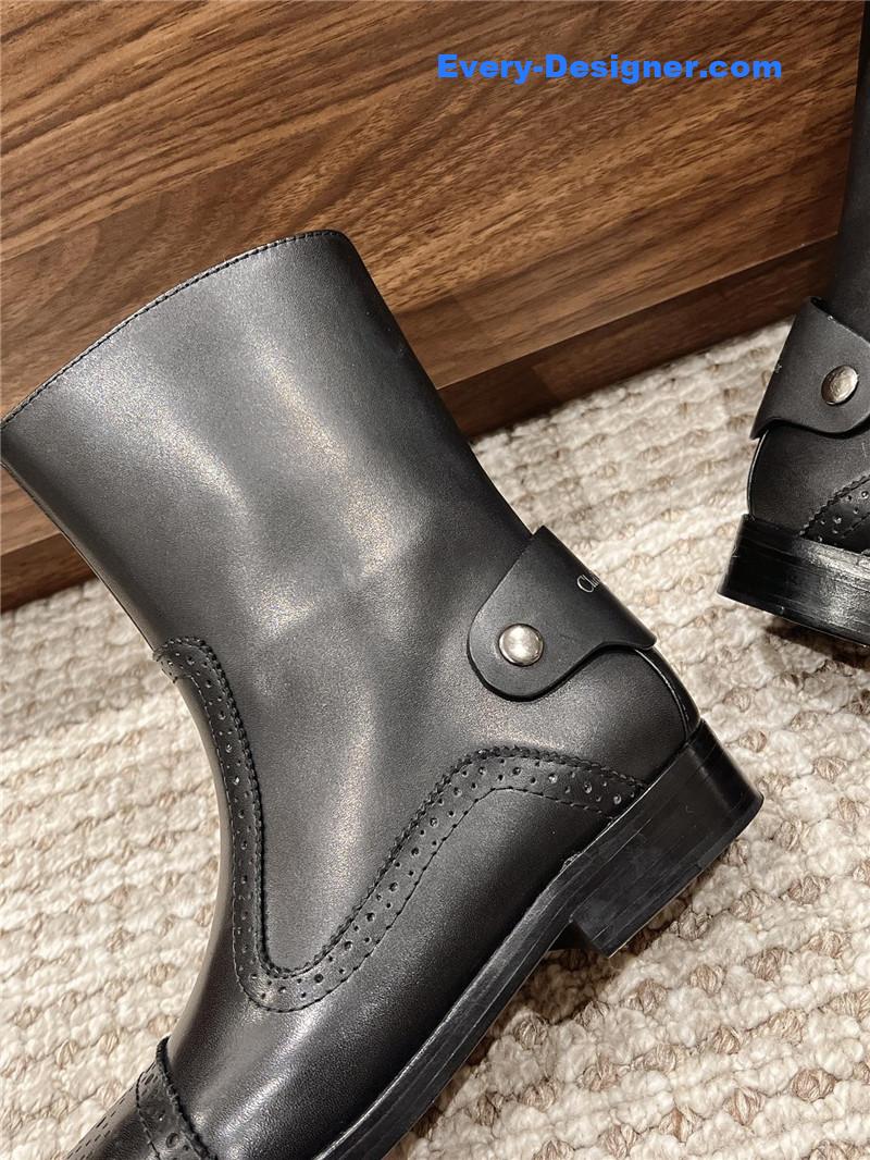 Dior D-Folk Ankle Boots