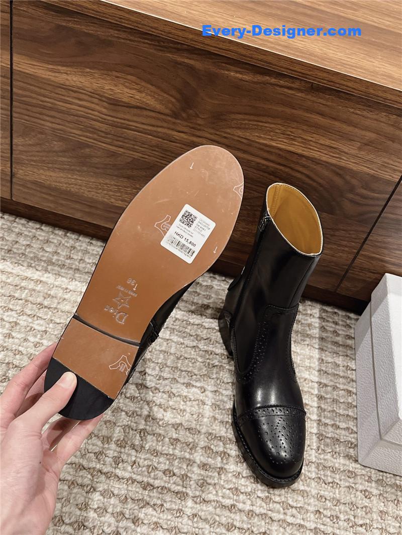 Dior D-Folk Ankle Boots