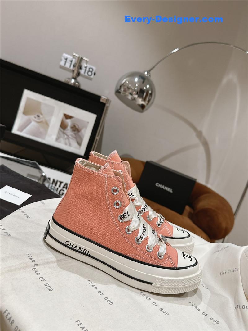 Chanel co-branded converse canvas shoes