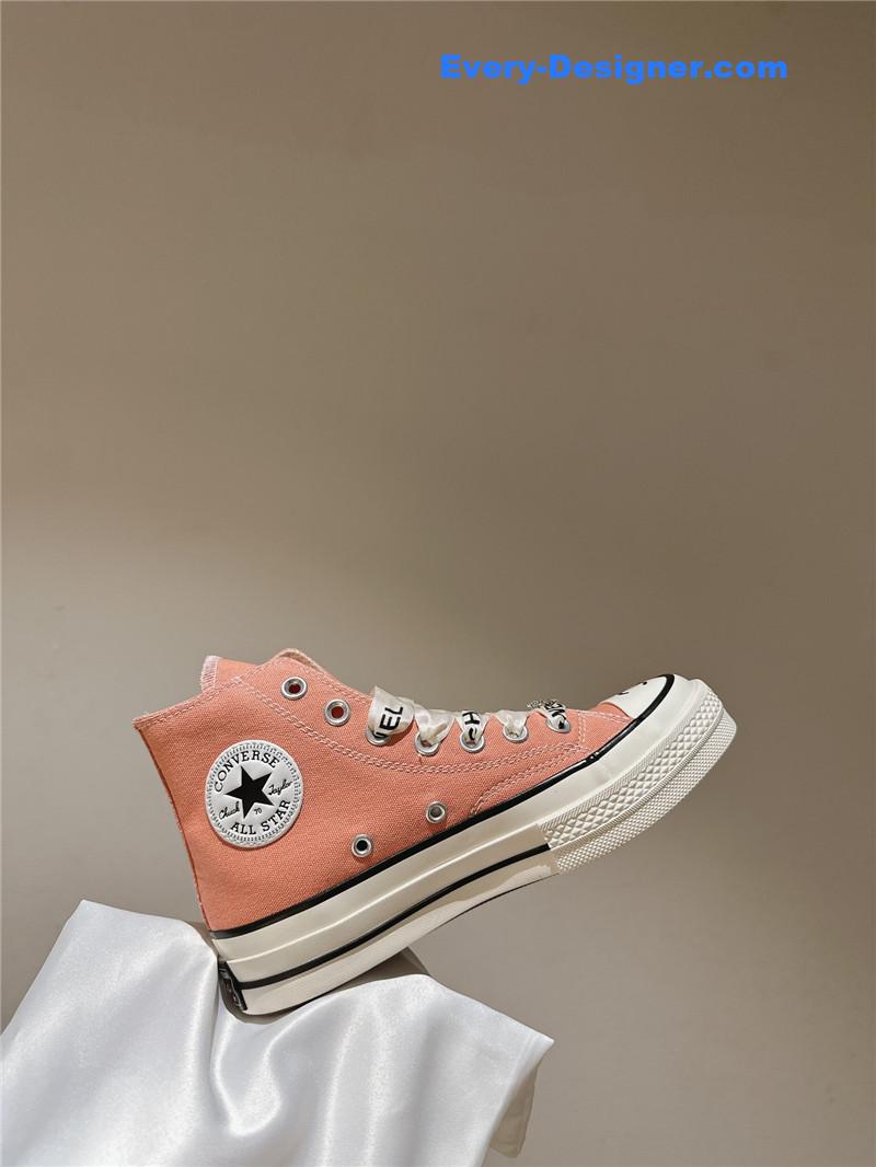 Ch**el co-branded converse canvas shoes
