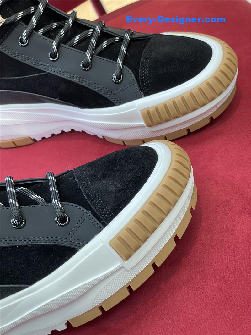 Louis Vuitton LV Squad Shearling Sneaker Boots