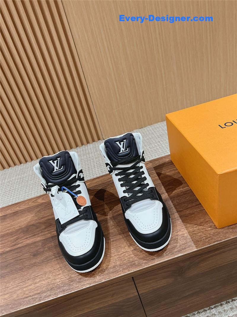 louis vuitton LV high top casual shoes