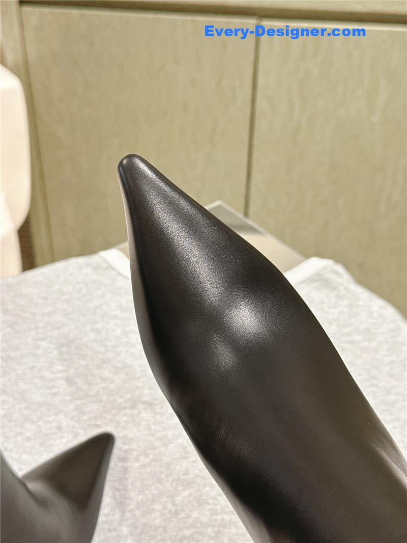 J1m*y Ch00 cycas 80 lambskin ankle boots in black