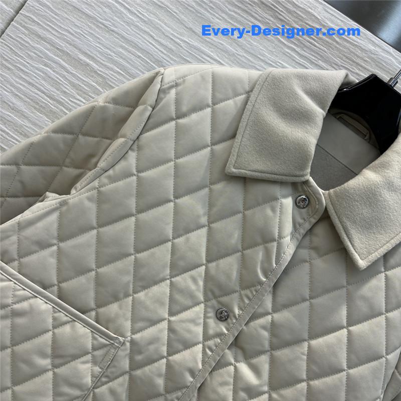 L0r0 P1ana lapel reversible quilted jacket replicas clothes