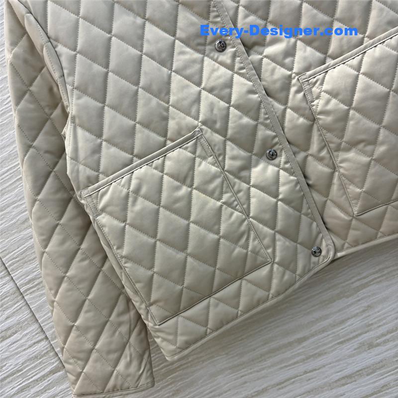 L0r0 P1ana lapel reversible quilted jacket replicas clothes