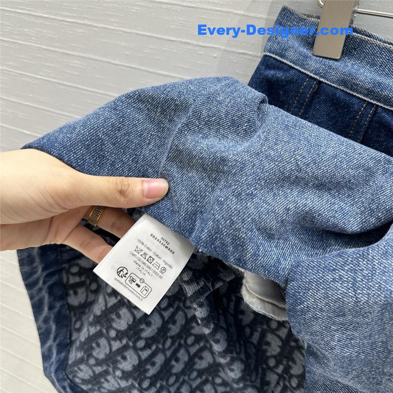 D10r floral denim pleated skirt replica d&g clothing