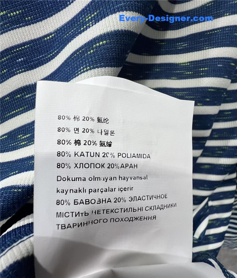 M1um1u striped single-breasted small coat replica designer clothes