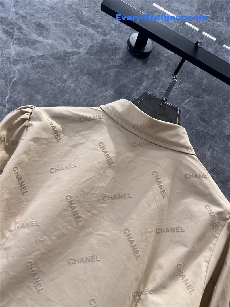 Ch**el puff sleeve shirt replica d&g clothing