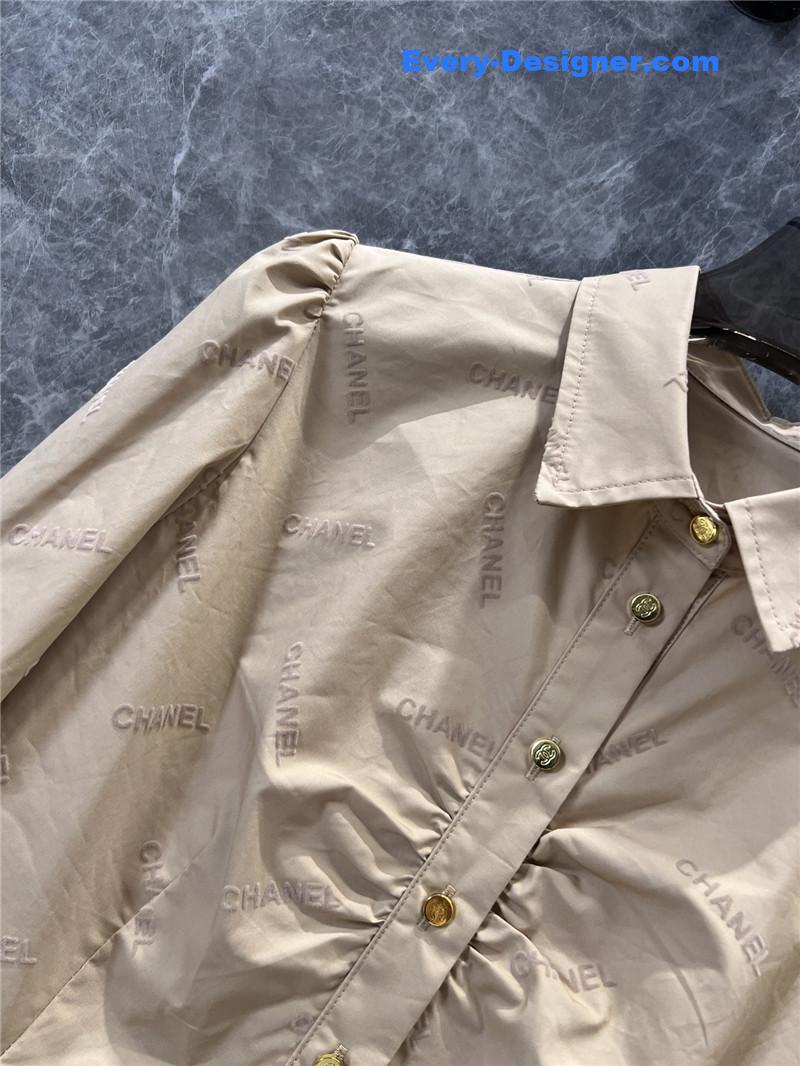 Ch**el puff sleeve shirt replica d&g clothing