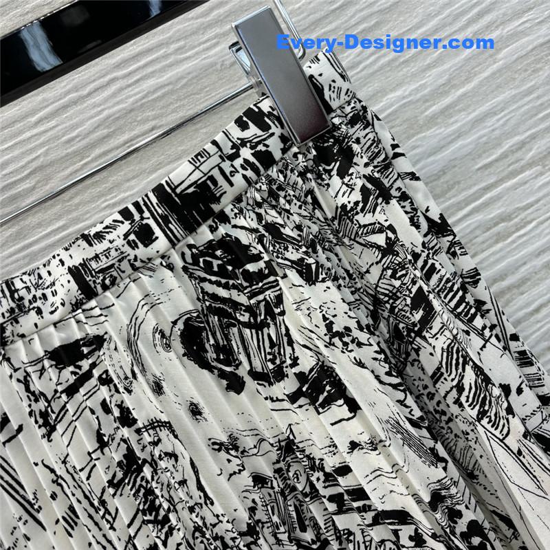 D10r pleated skirt replica designer clothes