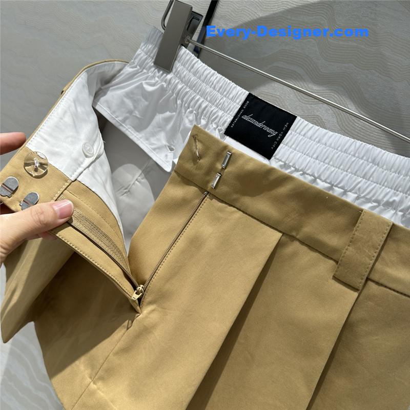 A1exa*der wang workwear style pleated skirt replica clothing