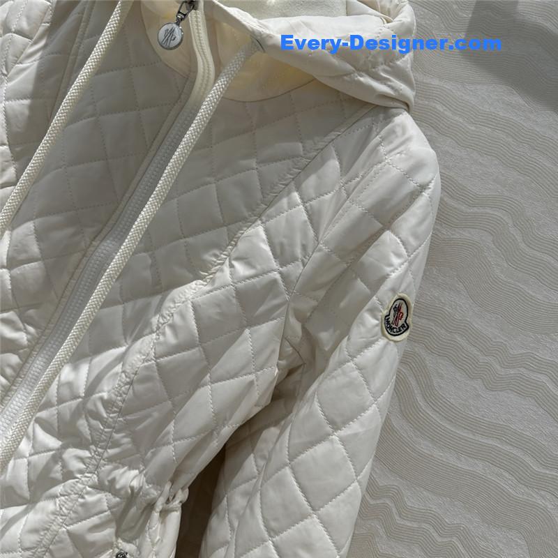 Moncler Bagnac Off-white Long Down Jacket
