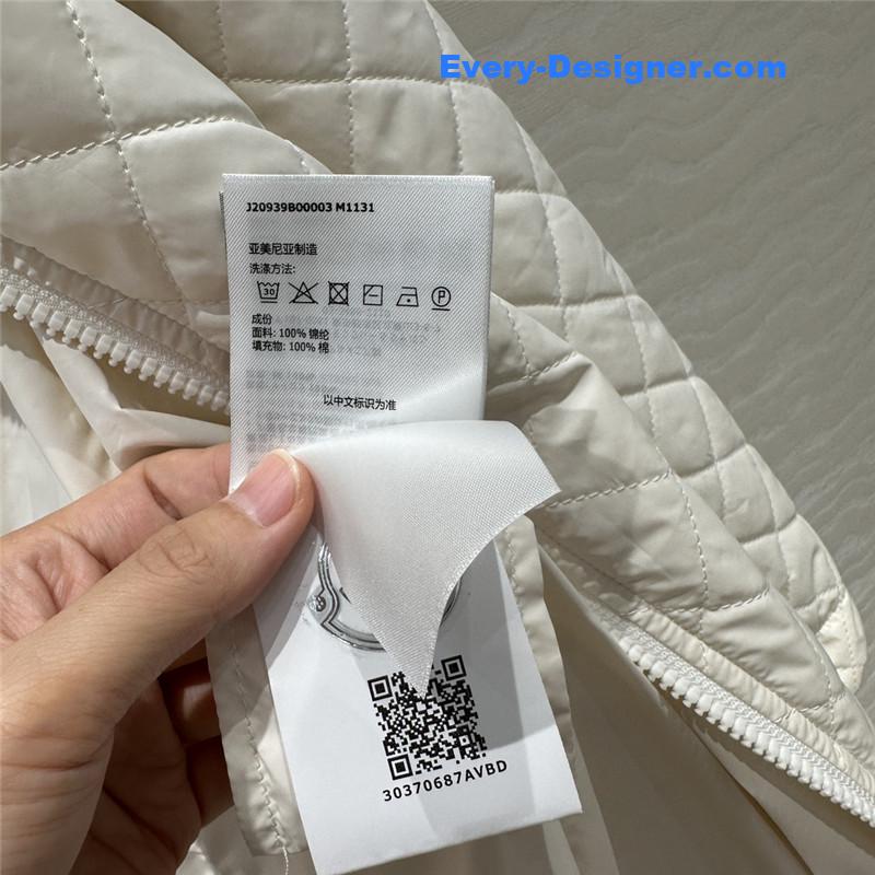 Moncler Bagnac Off-white Long Down Jacket