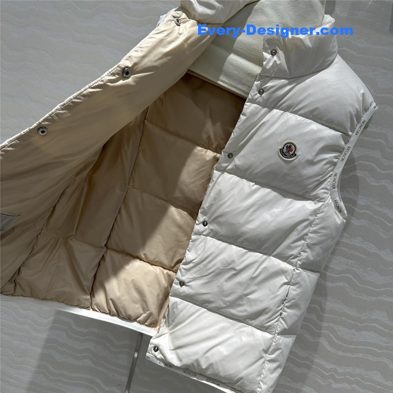 Moncler contrast color vest down jacket replica designer clothes