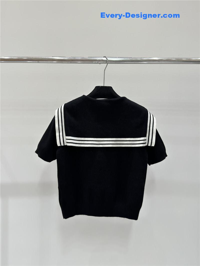 D10r bee embroidery knitted short sleeves replica clothes