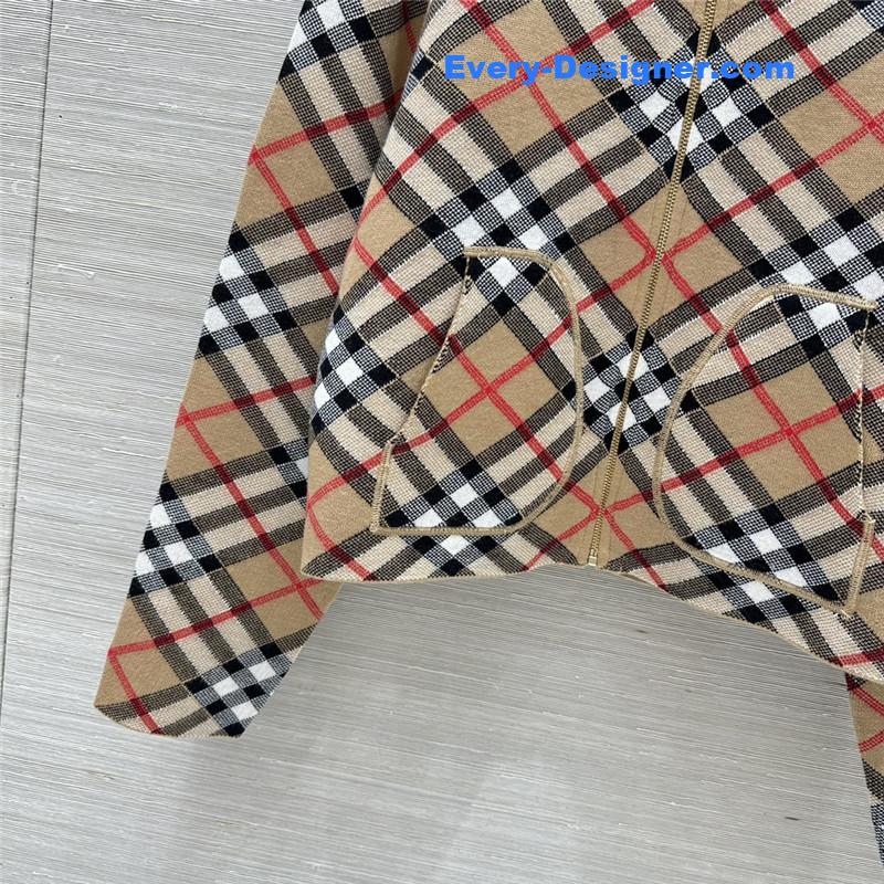 Bv*b*rry v-neck college style cardigan coat replica clothes