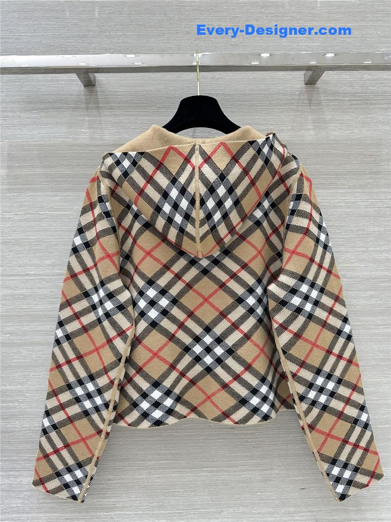 Bv*b*rry v-neck college style cardigan coat replica clothes