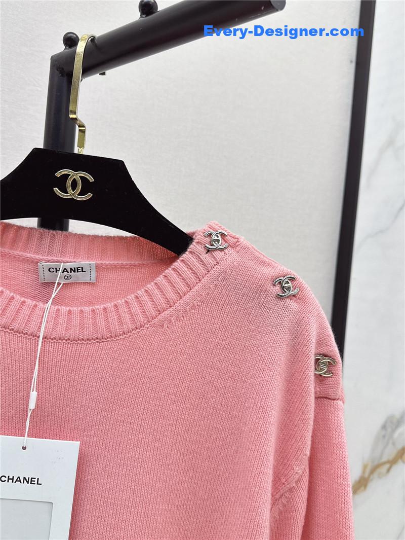 Ch**el lock shoulder sweater replica designer clothes