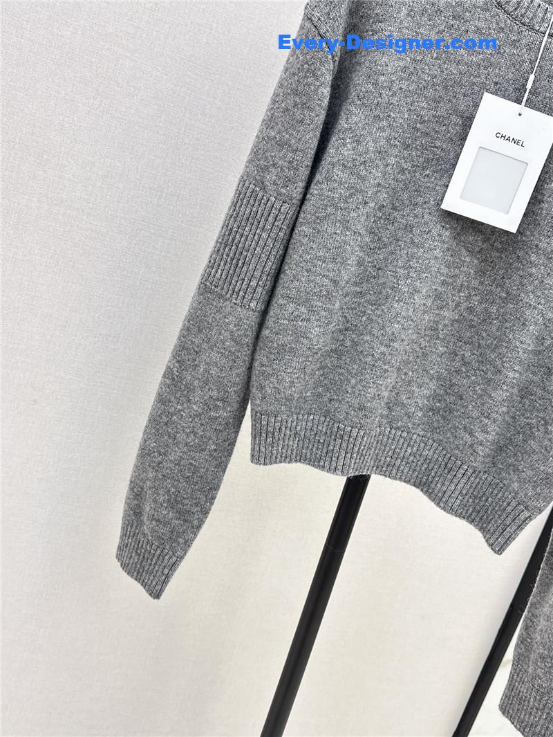 Ch**el lock shoulder sweater replica designer clothes