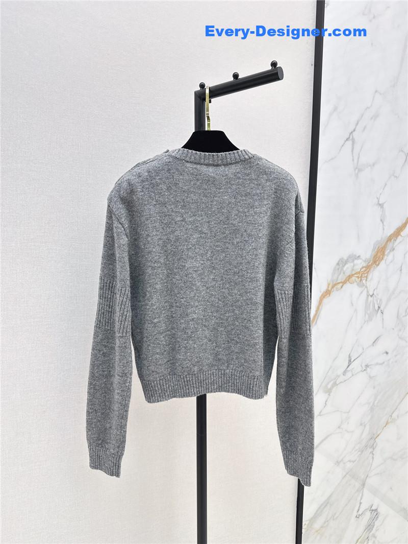 Ch**el lock shoulder sweater replica designer clothes
