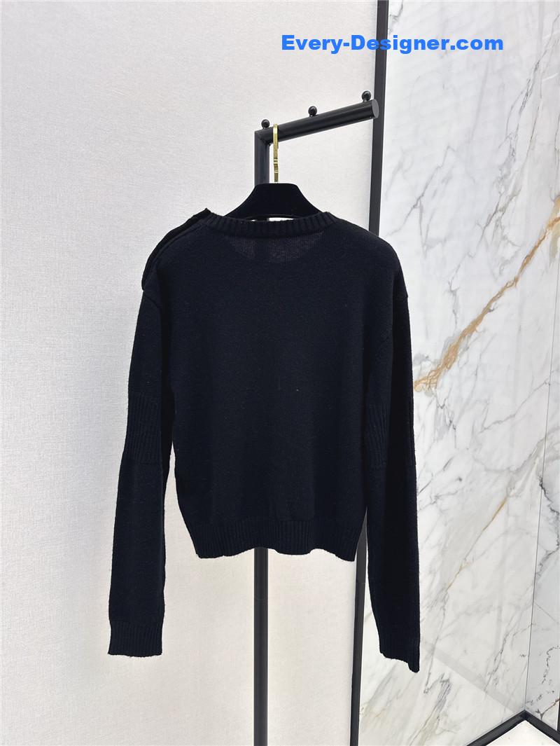 Ch**el lock shoulder sweater replica designer clothes