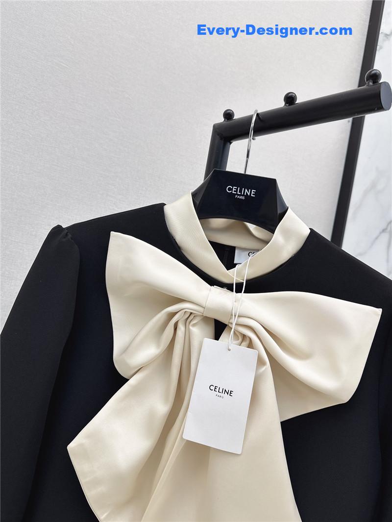 Ce1i*e tie long sleeve dress replica d&g clothing