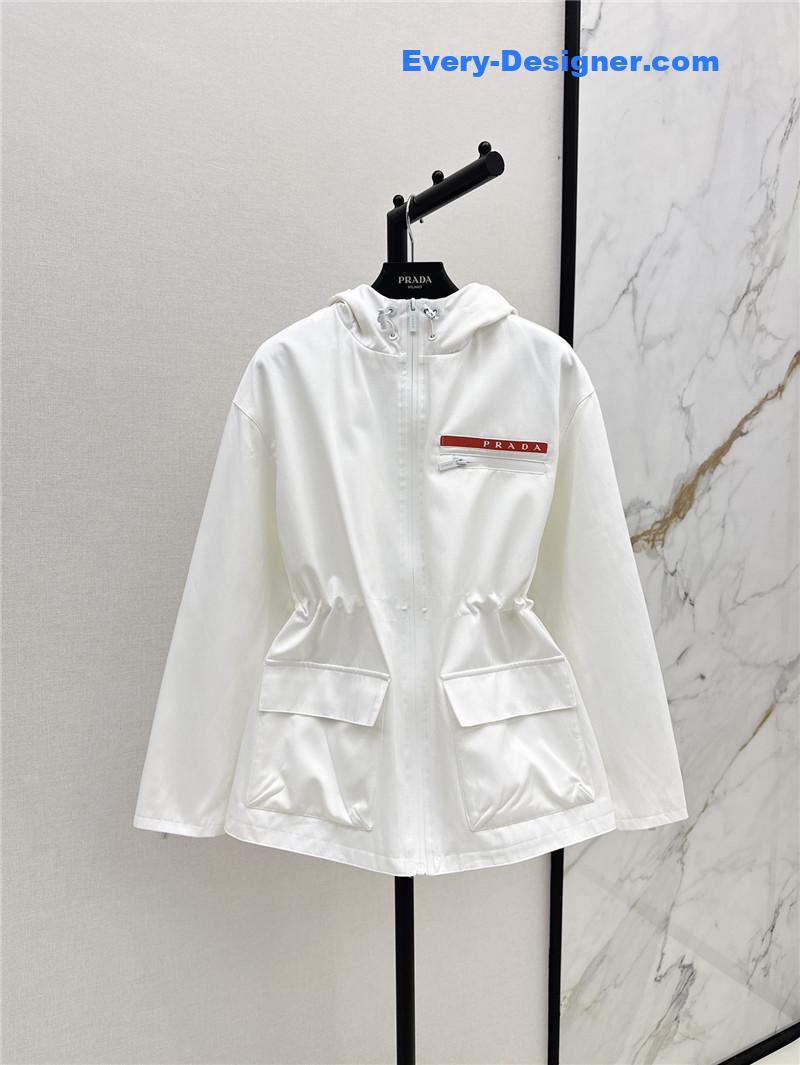 Pra*a workwear hooded windbreaker jacket replica clothing sites