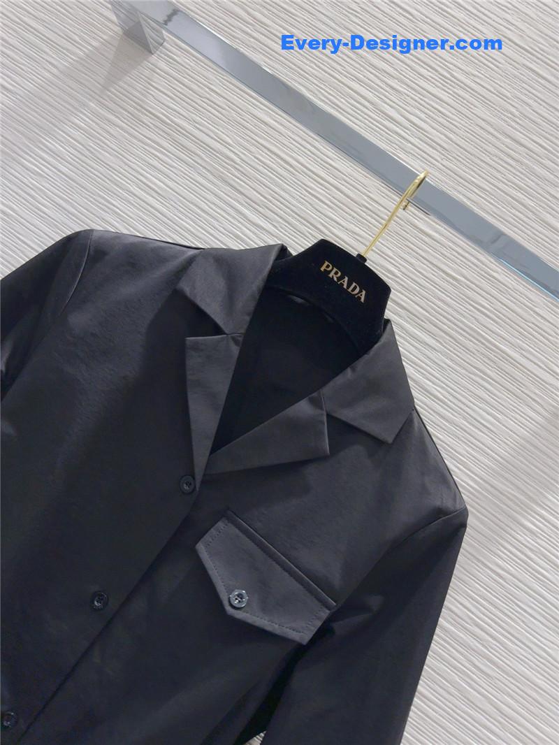Pra*a lapel shirt replica d&g clothing