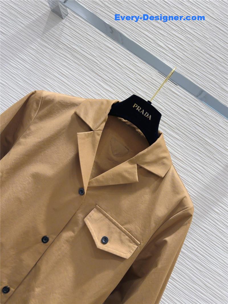 Pra*a lapel shirt replica d&g clothing