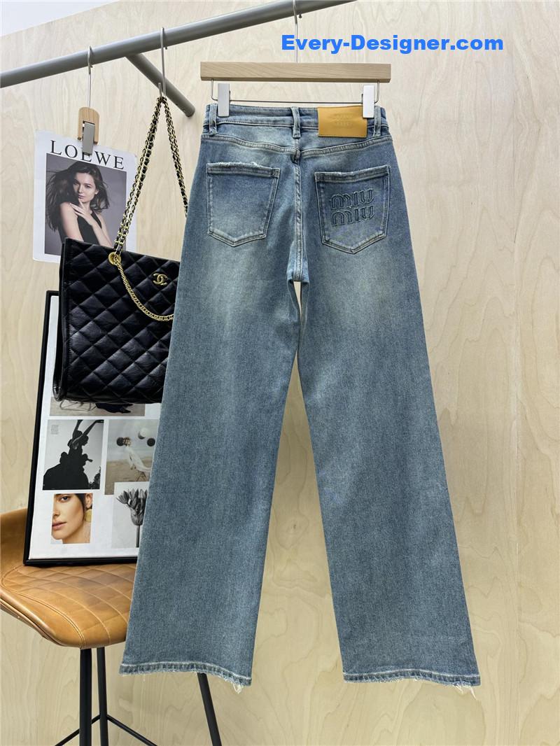 M1um1u straight pants replica designer clothing websites