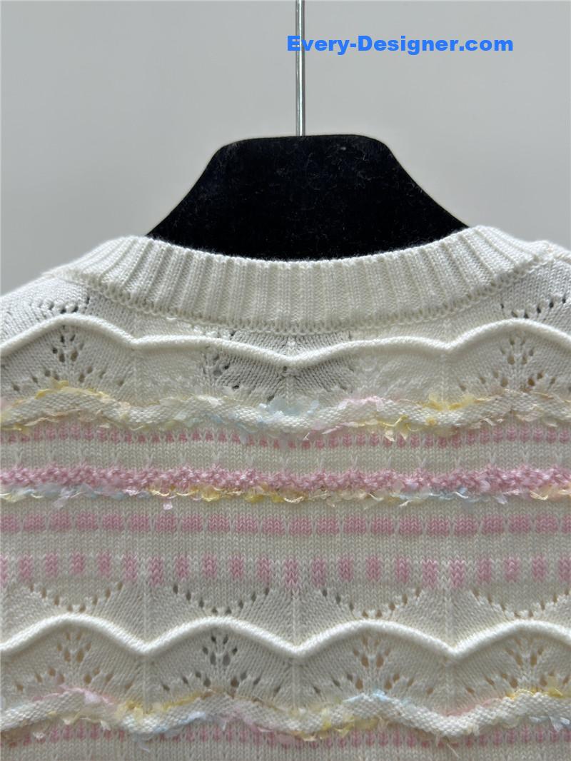 Ch**el knitted round neck long sleeve replica d&g clothing