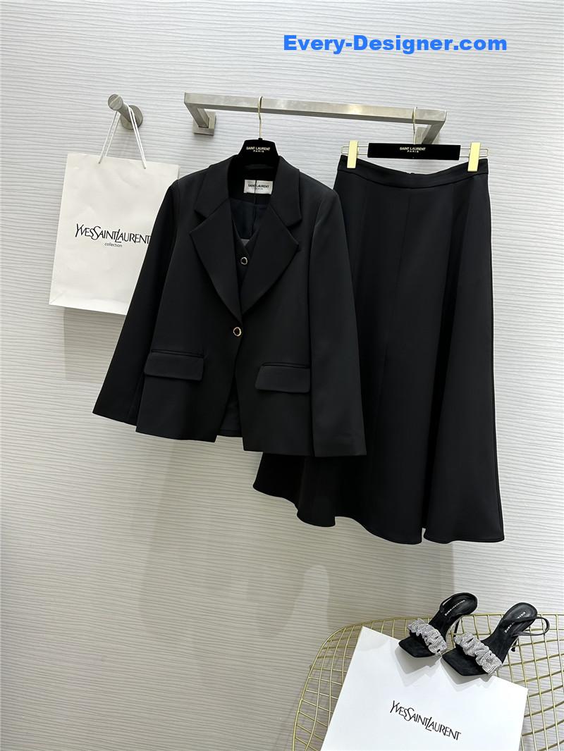 Y51 fake two-piece suit + skirt set replica d&g clothing