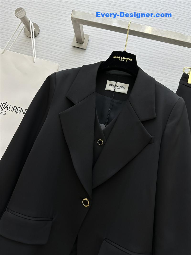 Y51 fake two-piece suit + skirt set replica d&g clothing