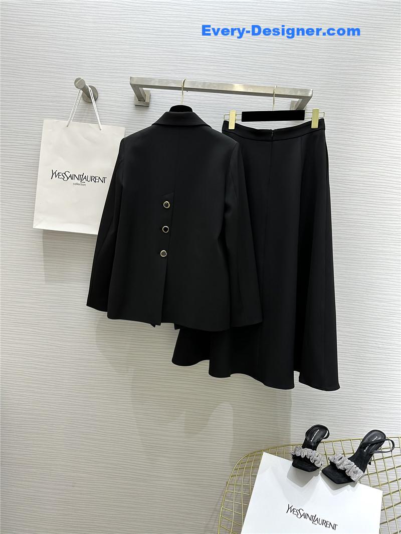 Y51 fake two-piece suit + skirt set replica d&g clothing