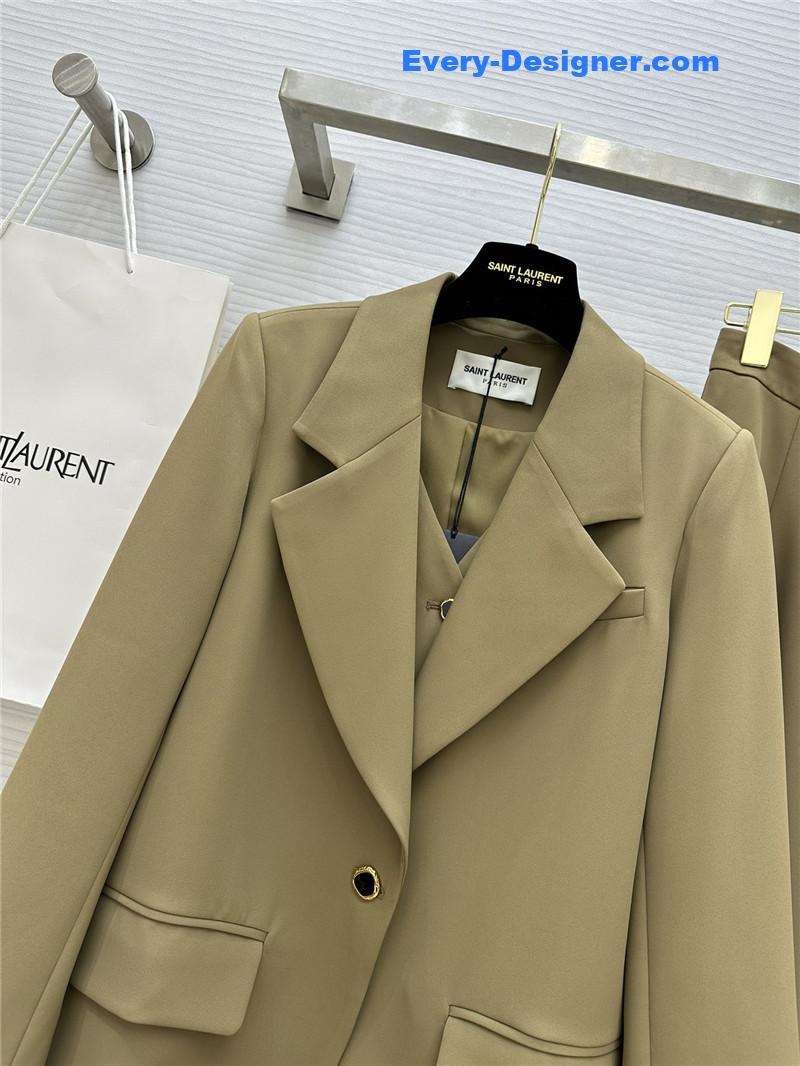 Y51 fake two-piece suit + skirt set replica d&g clothing