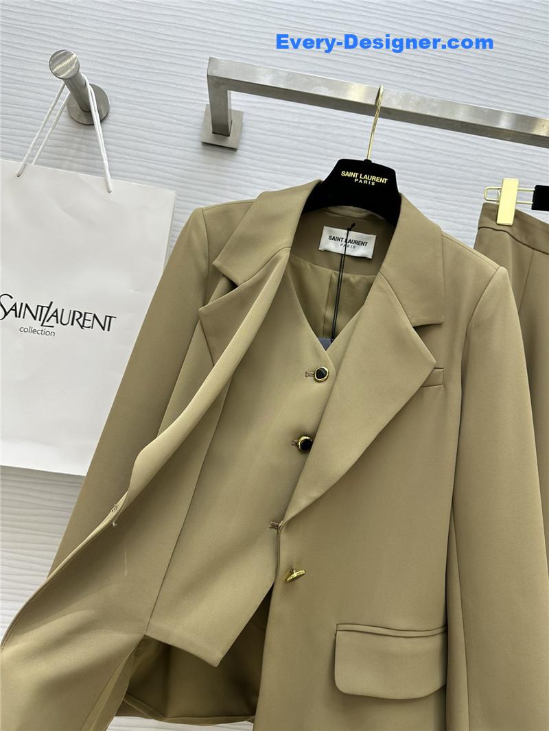 Y51 fake two-piece suit + skirt set replica d&g clothing