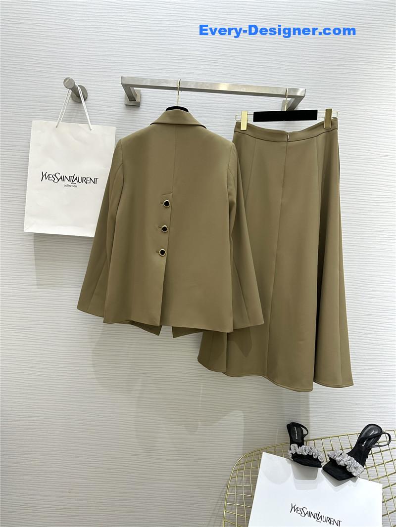 Y51 fake two-piece suit + skirt set replica d&g clothing