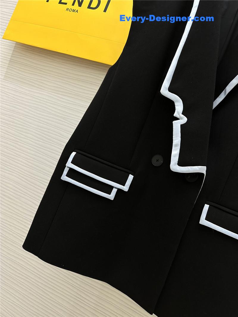 F**di color block vest jacket replica d&g clothing