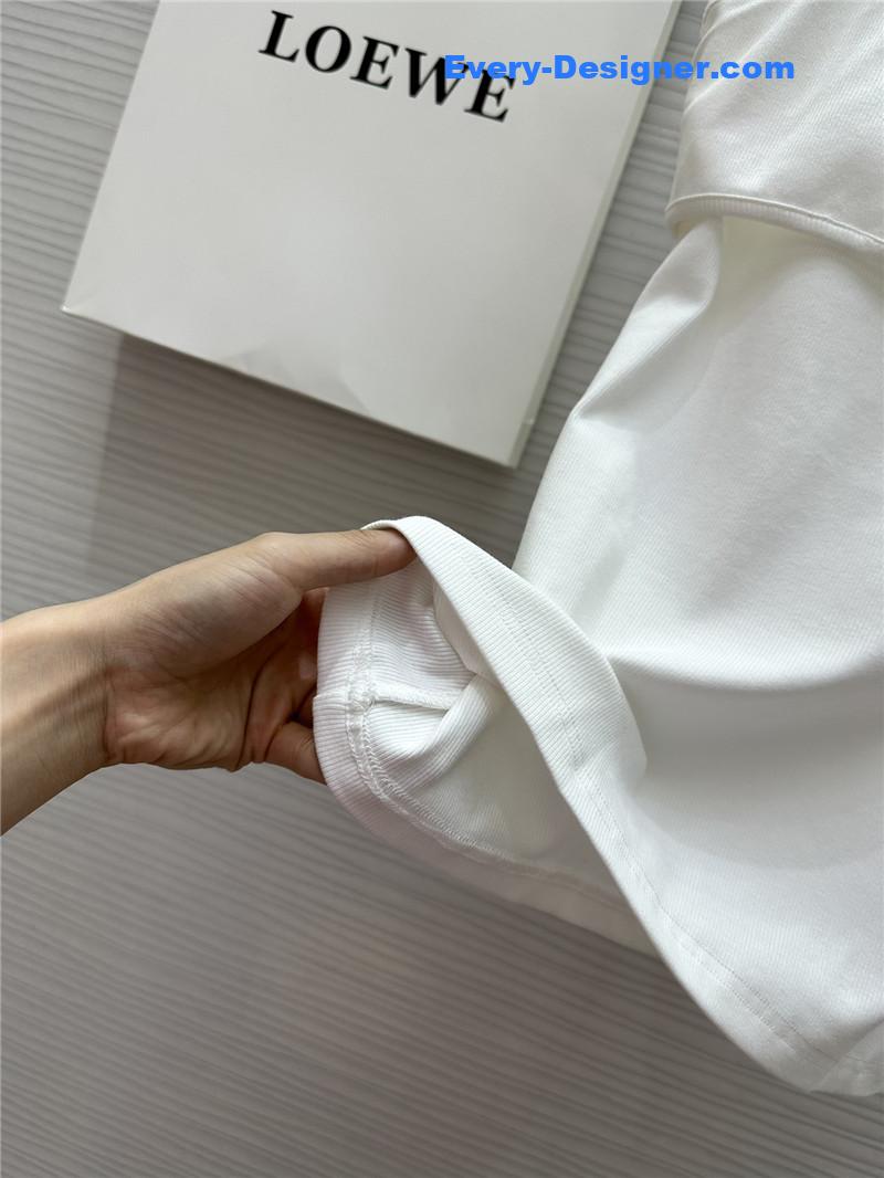 L0ew* logo embroidered fake two piece suspenders replica clothing