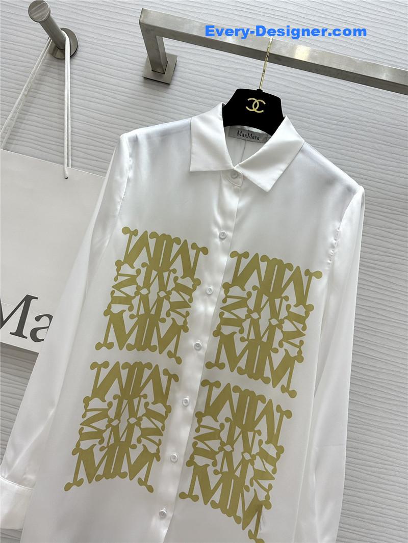 Vanitoo M letter print shirt replica d&g clothing