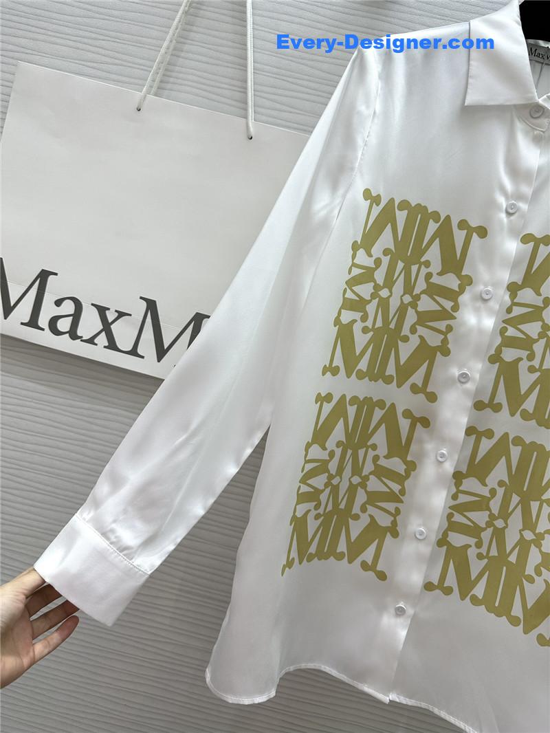 Vanitoo M letter print shirt replica d&g clothing